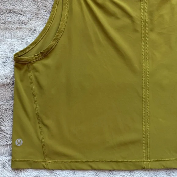 Lululemon Sculpt Cropped Tank Top in Bronze Green - Picture 8 of 11